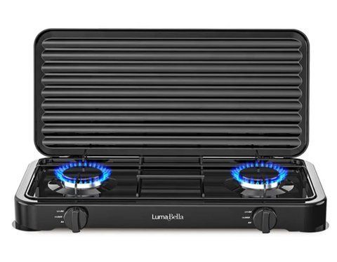 Варильна поверхня газова плита LumaBella LB-57006 на 2 конфорки VB-1222221 фото