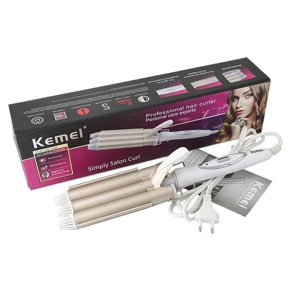 Щипці плойка для волосся Kemei KM-1010 VB-1257176 фото