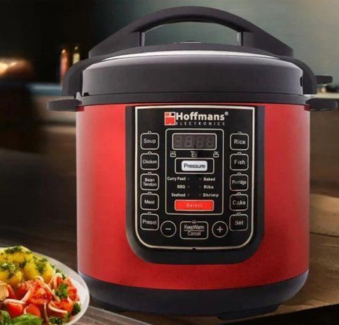 Мультиварка-скороварка Hoffmans HM-716, 6,5л, 1200W, Червона VB-1243156-02 фото