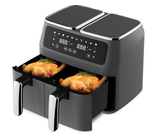 Безмасляна двомісна фритюрниця аерогриль LumaBella LB-60006 2800 Вт, 9 л VB-1222168 фото