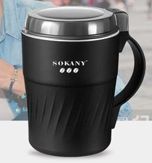 Кафемолка електрична з ручкою SOKANY SK-04024, Чорний VB-1254729 фото