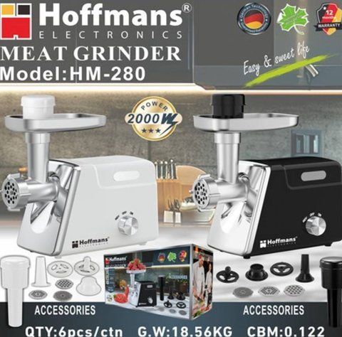 М'ясорубка Hoffmans HM-280 2000W в асортименті VB-1240815 фото