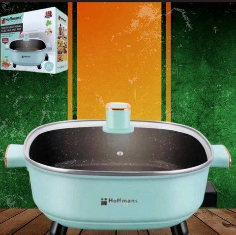 Електрична каструля з антипригарним покриттям Hoffmans HM-3030, 6л 1500 W VB-1243146 фото
