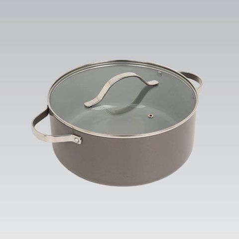 Каструля алюмінієва Maestro MR-4009-20 Ceramic з кришкою та антипригарним покриттям 20 см 2.3 л VB-1254526 фото